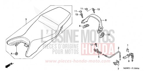 SEAT (CBR600F/F44) CBR600F4 de 2004